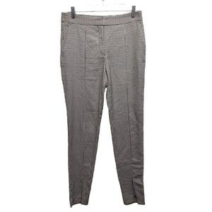 Zara houndstooth slim fit Tapered Trouser Pants Size Small